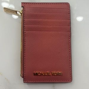 Brand New mini card wallet holder never used! Fits in any size bag!